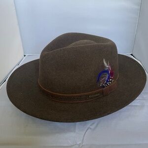 Stetson Vintage Woolfelt Brown Traveller Hat